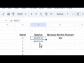 Calculating Minimum Monthly Payments