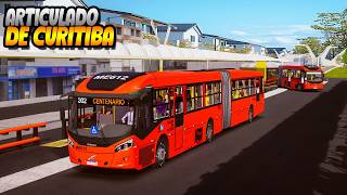 PEGUEI UM ARTICULADO DE CURITIBA PARA LINHA DO CORREDOR - PROTON BUS