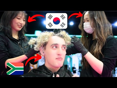 South African Goes To A Korean Hair Salon For The First Time!