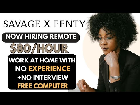 $80 Hourly! X Fenty By Rihanna Is Hiring | No Experience No Interview | 4 Work From Home Jobs 2025