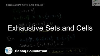 Exhaustive Sets and Cells