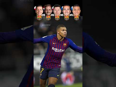 Szczesny VS Rakitic VS Lewandowski VS Griezmann VS Mbappe 🥶🥵 Join Barcelona Challenge