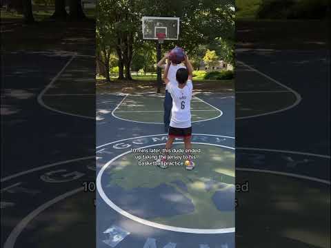 My Brother Couldn’t Afford A LeBron James Jersey, So He Decided To Make His Own.. #shorts #funny