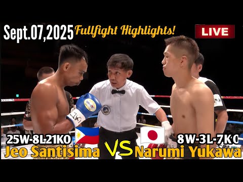LATEST Sept.7 2025: Jeo Santisima(PH) vs Narumi  Yukawa(JAPAN). Fullfight Highlights | TKO WIN PINOY