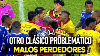 EL CLASÍCO se pintó de AMARILLO Emelec 0-4 Barcelona SC ANÁLISIS