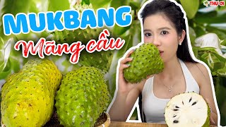 Lần Đầu Thư Ơi Mukbang Mãng Cầu Sống | Thư Ơi