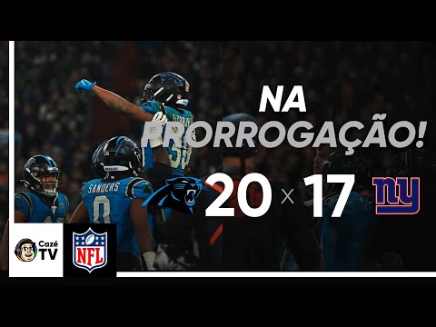 CAROLINA PANTHERS 20 X 17 NEW YORK GIANTS | MELHORES MOMENTOS | NFL NA ALEMANHA