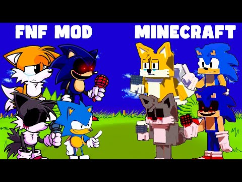 FNF Mod VS Minecraft - VS Tails EXE