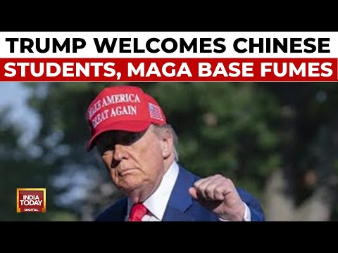 YouTube video thumbnail: Trump Vows to Welcome 600k Chinese Students, Faces Backlash From Maga Base
