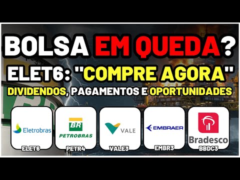 ELE6: SALTA 40%? PETR4 e VALE3: PAGAMENTOS EXTRAS? EMBR3: MEGA NEGÓCIO! BBDC3: DIVIDENDOS! SELIC 15%