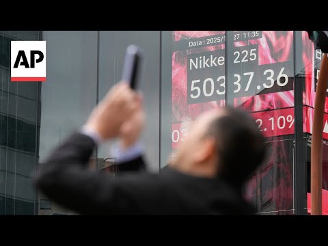 YouTube video thumbnail: Japan's Nikkei 225 Skyrockets, Hits Record High Above 50K