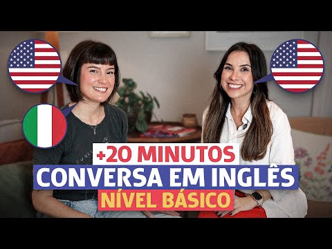 +20 minutos de CONVERSAÇÃO básica para praticar | Inglês para iniciantes