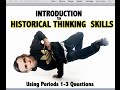 Historical Analysis Skills and Concepts