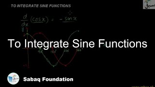 To Integrate Sine Functions