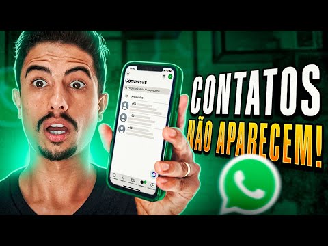 CONTATOS DO WHATSAPP NÃO APARECE ou SUMIU no IPHONE? APRENDA RESOLVER em 2025!