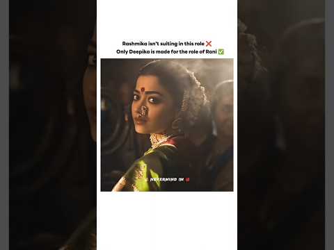Only Dipika is made for the role of queen.|Chava movie 🔥#vickykaushal #rashmikamandanna  #shorts