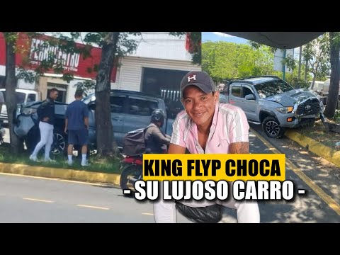 EL ARTISTA, KING FLYP ACABA DE CHOCAR 😱 ESTRELLÓ SU LUJOSO VEHÍCULO Y SUFRE FU3RTE ACCID3NTE