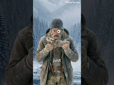 He ate his own shoes to survive!😯