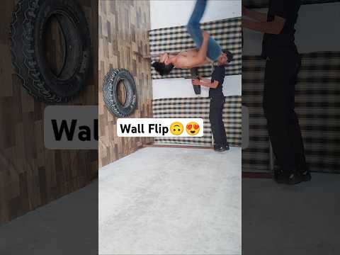 Wall Flip 😍🙃 #wallflip #flip #parkour #gymnast #flips #stunt #nadirfitness #shortvideo #shorts
