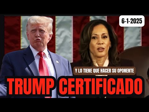 👉Kamala Harris CERTIFICA en el CONGRESO la VICTORIA de DONALD TRUMP en las elecciones