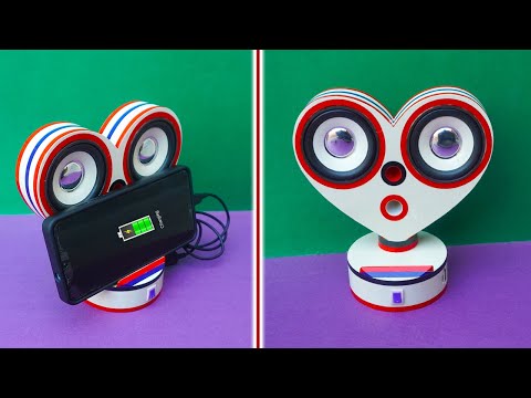 How To Make A Bluetooth Amplifier & Power Bank | DIY Portable Bluetooth Speaker| Mini Power Bank DIY