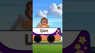 ABC Animal Train Phonics Song -Part3 #BabyTaku #Shorts #ChuChuTV #NurseryRhymes #KidsSongs #Animals