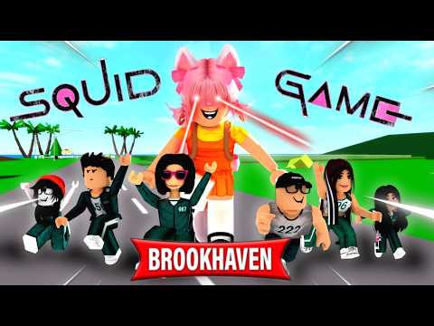 😮El Juego del Calamar en Brookhaven🤩/Roblox