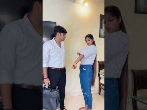 Desi Biwi No -1 😂♥️|A couple story 🤭| Maahi Queen | Aryan Mishra |#ytshorts #couple #love