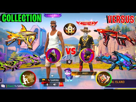 Free Fire Collection Versus 😱 कलुआ Adam vs Worldchat से आ गया Hip Hop 😈 Phir देखो Kya हुआ ⚡ Y GAMING