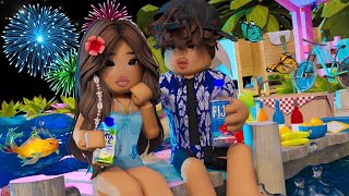 Chemistry Test & Stolen Kisses 💋🎆| Crush Island Ep. 3 | Love Island Bloxburg Roleplay