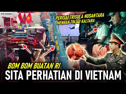 BOM² BUATAN RI SITA PERHATIAN DI VIETNAM, DUKUNG PERISAI TRISULA NUSANTARA MENHAN TINJAU KALTARA