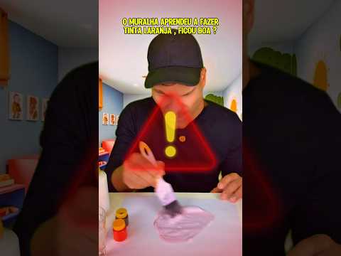 O Muralha aprendeu fazer tinta LARANJA #humor #comedy #funny