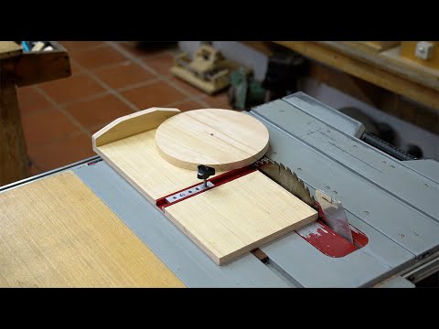 CUT PERFECT CIRCLES with This Table Saw JIG!