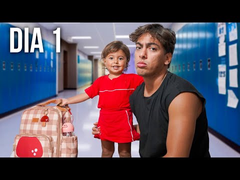 PRIMEIRA VEZ DA CHLOE INDO PRA ESCOLA!