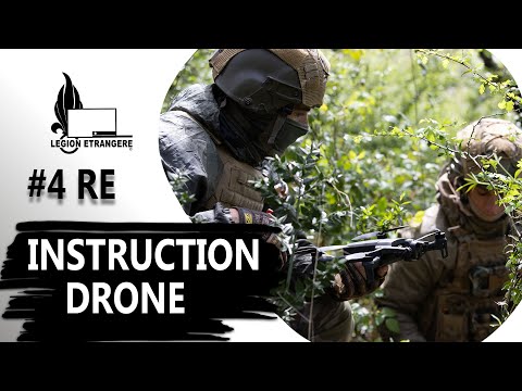Stage Drone – 4e RE : la Légion étrangère prend de la hauteur