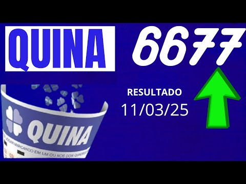 Quina 6677 - Resultado da Quina de Hoje Concurso 6677