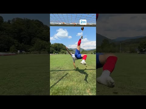 🔴تحدي: من سوف يقفز أعلى؟ هل شاهدت ركلاته؟😱 #قصير #تحدي