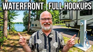All New Full Hookup sites @ Solberg  Lake County Park and FCFS Waterfront camping