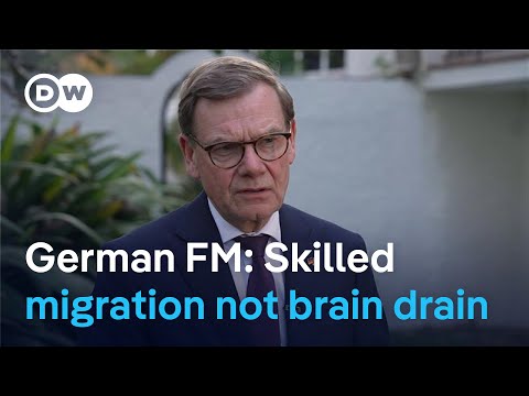 YouTube video thumbnail: German FM: African Skilled Migration not Brain Drain