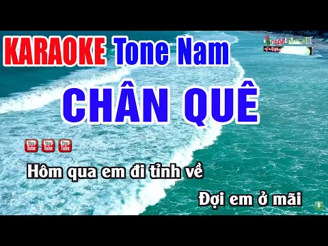 Chân Quê Karaoke Tông Nam – Beat Phối Mới | Nhạc Sống Thanh Ngân