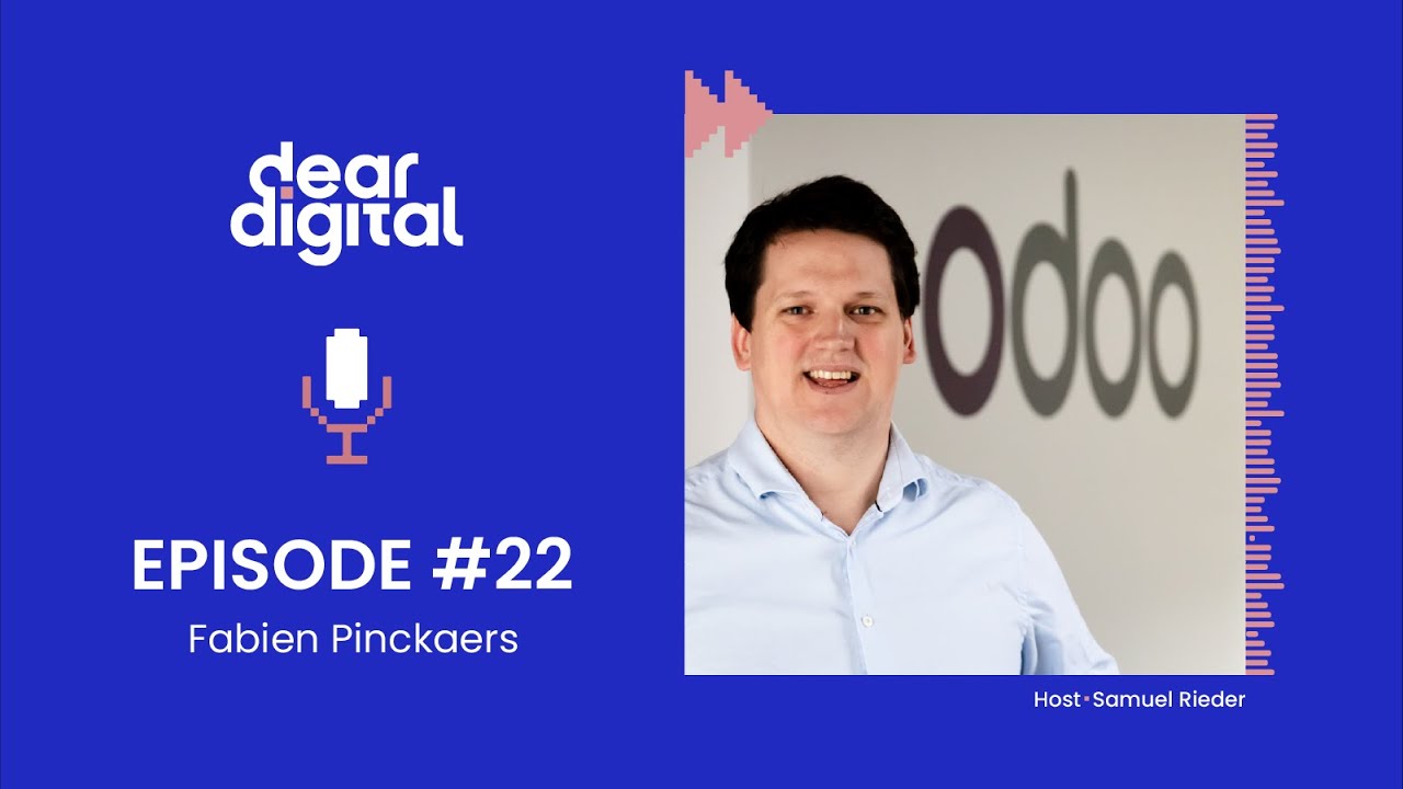 #22 The Power of Odoo with Fabien Pinckaers | 19.05.2022

If you think that we finished the story of Odoo in ep. 16, you guessed wrong! In ep. 16 we discussed how to manage a user-friendly ...