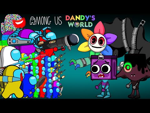 어몽어스 VS DANDY'S WORLD Game 1 | AMONG US ANIMATION