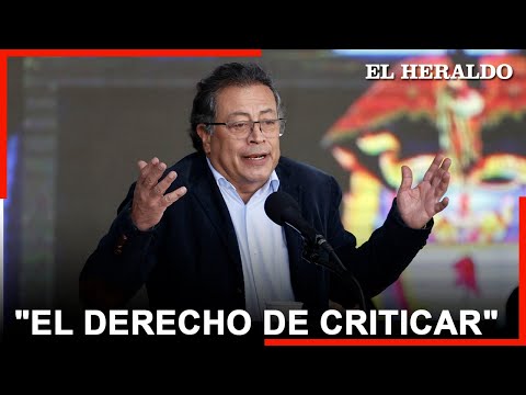 Petro dice a miles de sus seguidores: "Yo tengo el derecho de criticar, no me silencian"