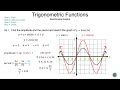 Graphing Sine and Cosine Functions