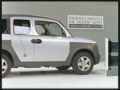 2003 Honda element crash test #6