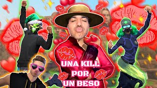 RETO CON LA CHAMA 🔥: LUFFY LE TIRARA BESO AL QUE HAGA KILLS EN LA PARTIDA 😘😂 FINAL INESPERADO