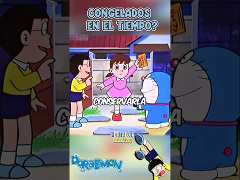 Una cámara que congela 🥶 #doraemon 😂