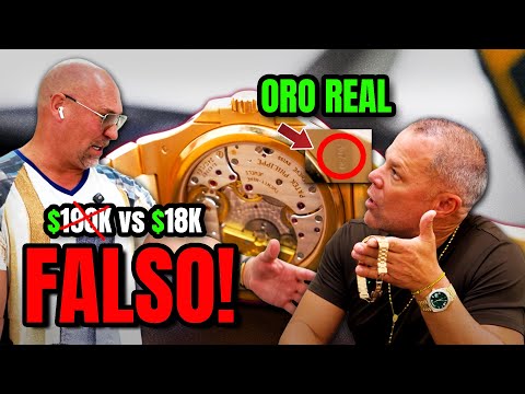 PATEK de $190,000... Resulta que es FALSO con Oro REAL 🤯