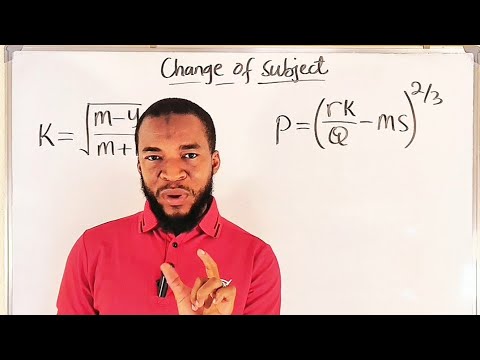 Understanding Subject Formula and Change of Subject Formula | Simplified Guide