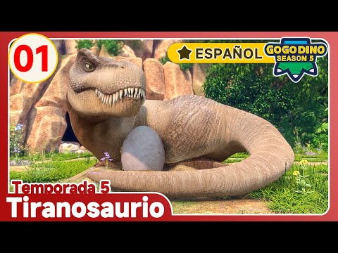 ✨ El último ✨ | GOGODINO Temporada 5 EP01 Tiranosaurio y el rescate del huevo | Dinosaurio